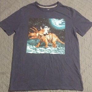 Old Navy Kids Triceratops Astronaut Tee - Navy